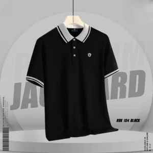 Basic Polo Shirt Black Color